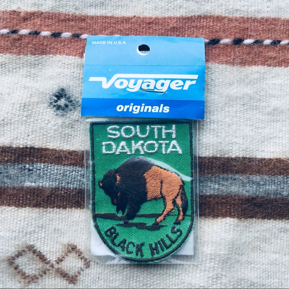 Vintage South Dakota Black Hills Voyager patch 70s